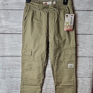 Levi's Boy's M (10-12) Khaki Cargo Joggers